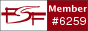 FSF Associate Member #6259 Badge